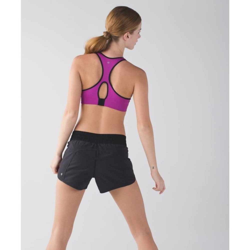 Lululemon go steady sports bra ultra violet size 2